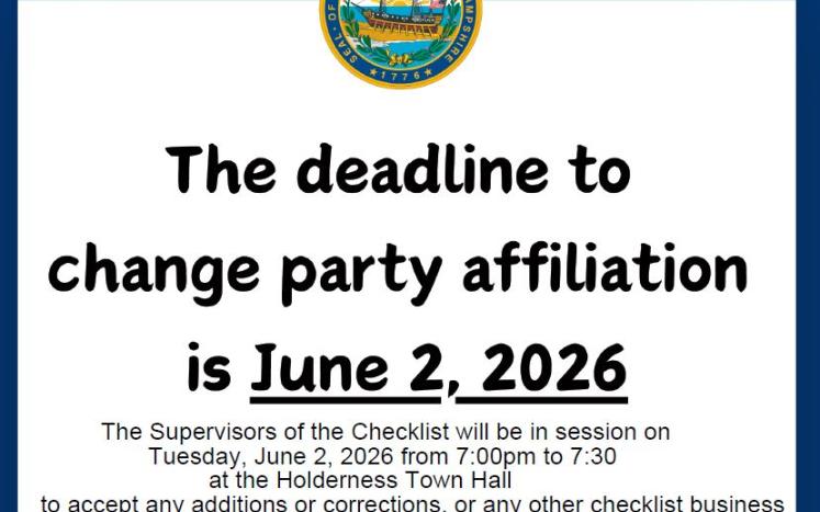 Party affiliation poster